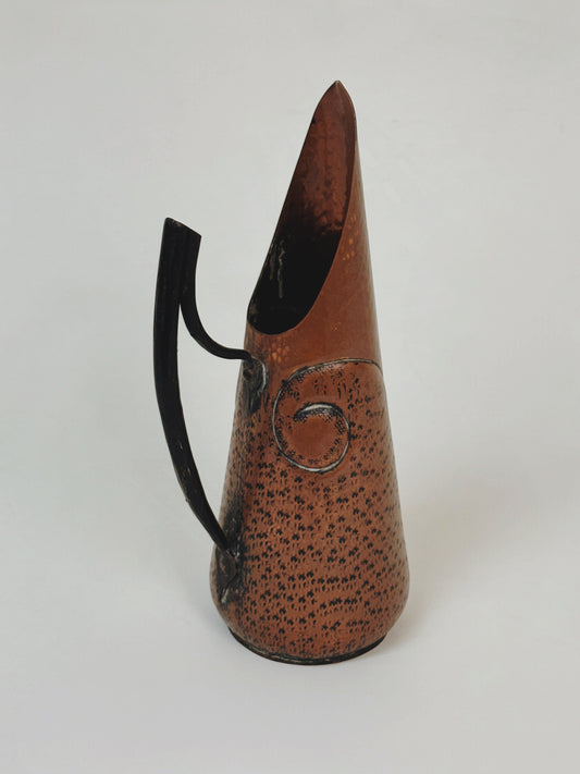 Hammered Copper Spouted Jug by Jean Goardere c.1940