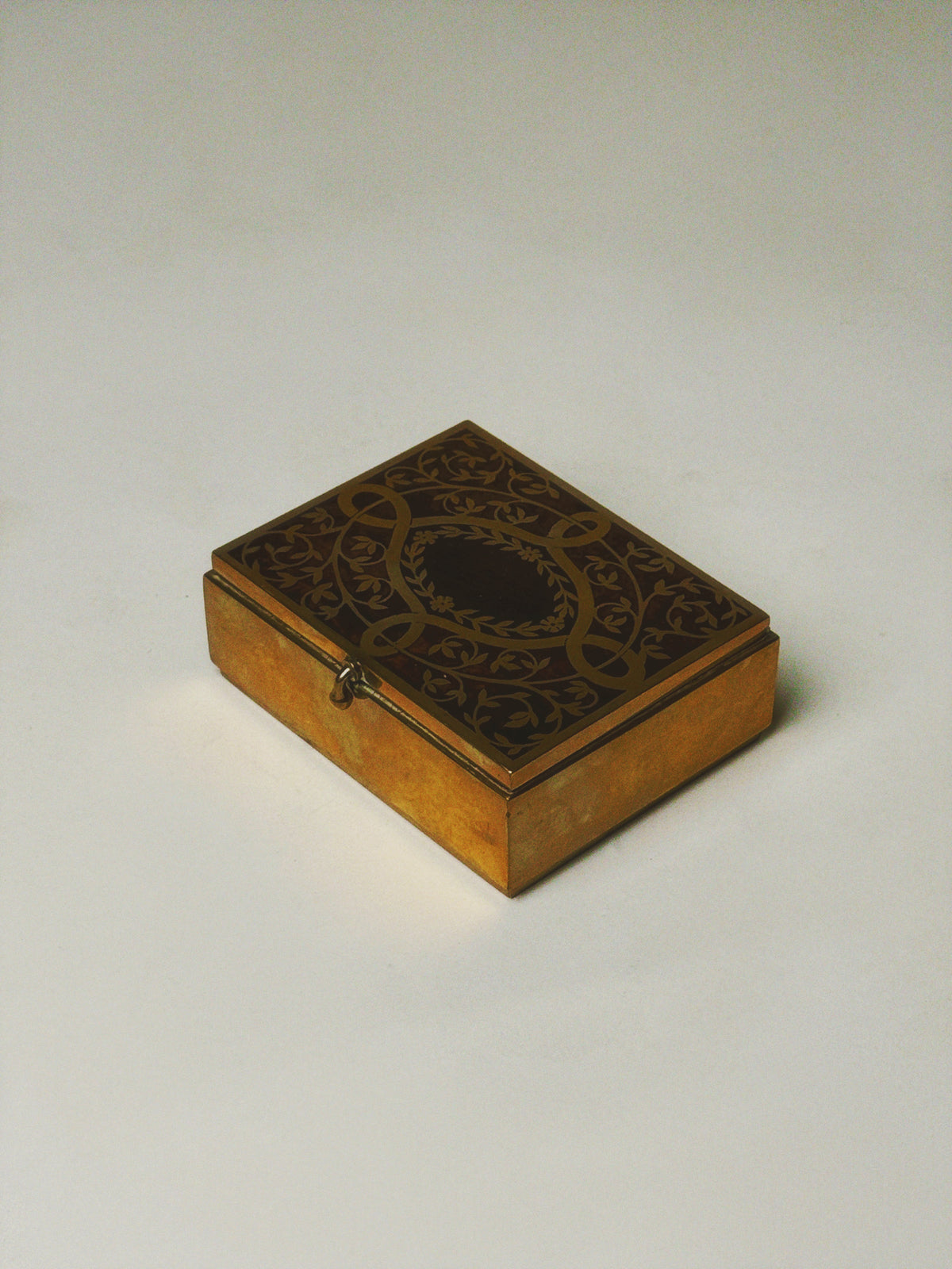 Erhard & Söhne Secessionist Brass Box
Germany, c.1905–1915