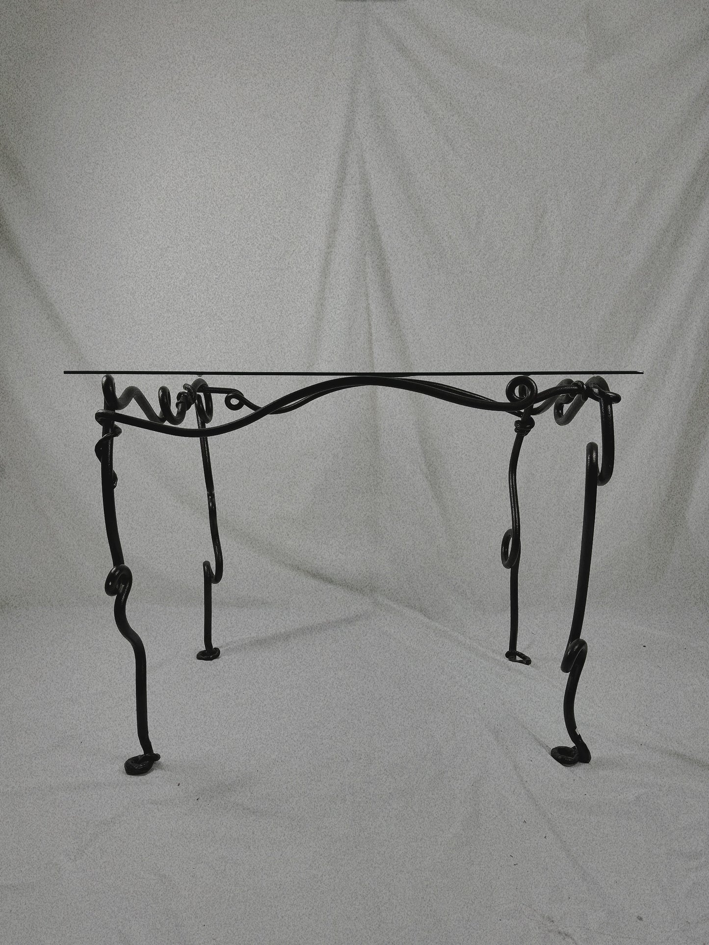 Wrought Iron Organic Dining Set