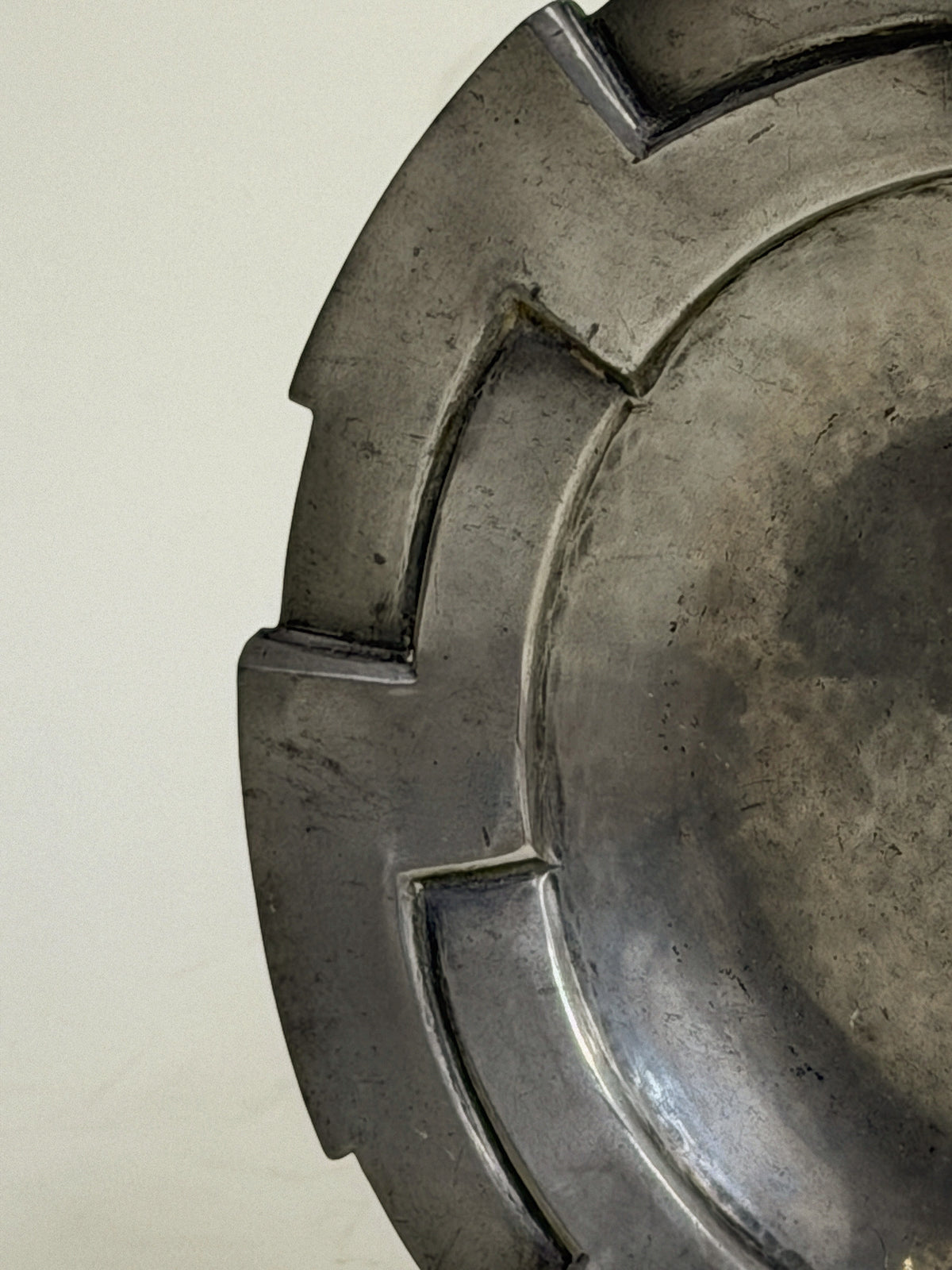 Pewter Charger by Pierre Dumont Early 20th