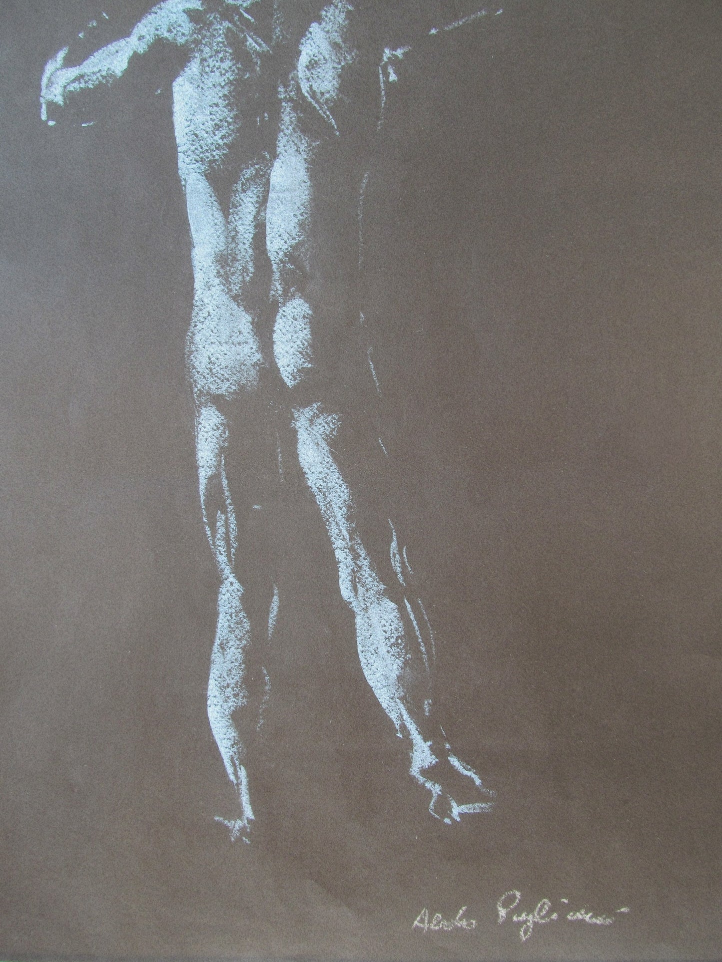 80’s Italian Chalk Drawing