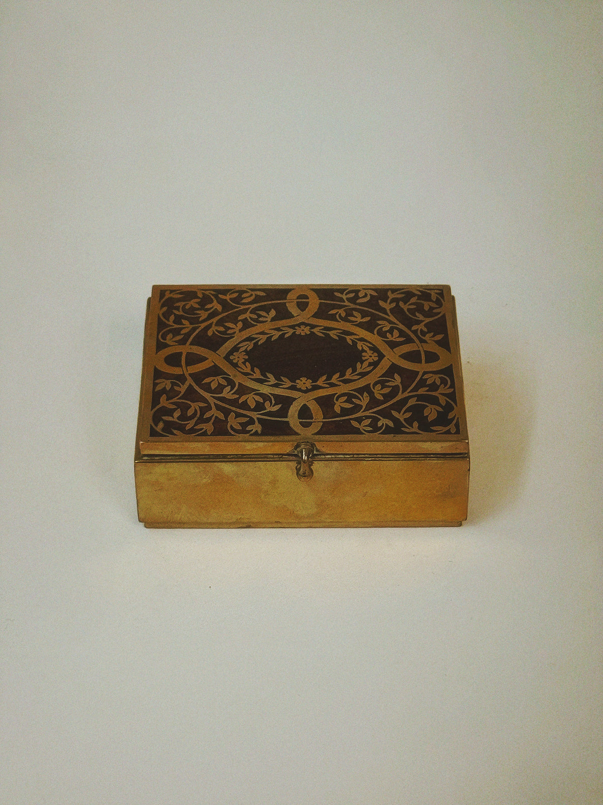 Erhard & Söhne Secessionist Brass Box
Germany, c.1905–1915