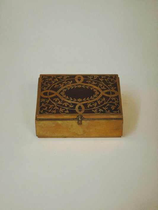 Erhard & Söhne Secessionist Brass Box
Germany, c.1905–1915