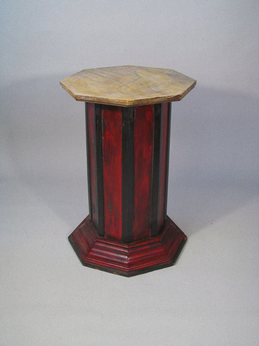 Pair of Hand Painted Plinths