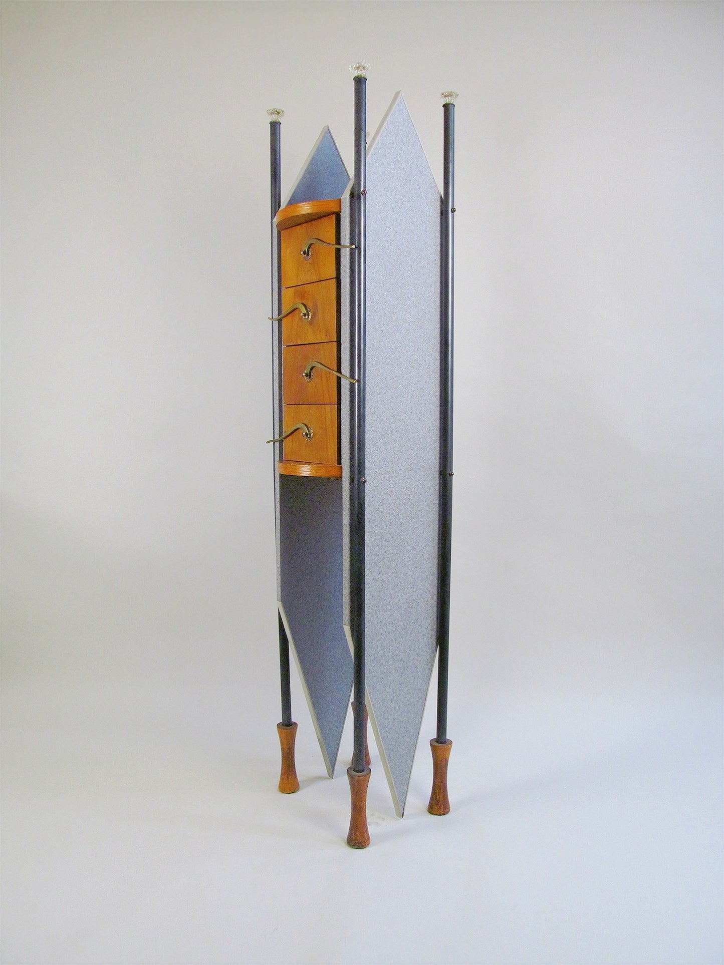 Sculptural Four-Drawer Standing Cabinet, Italy c.1970s - ON HOLD