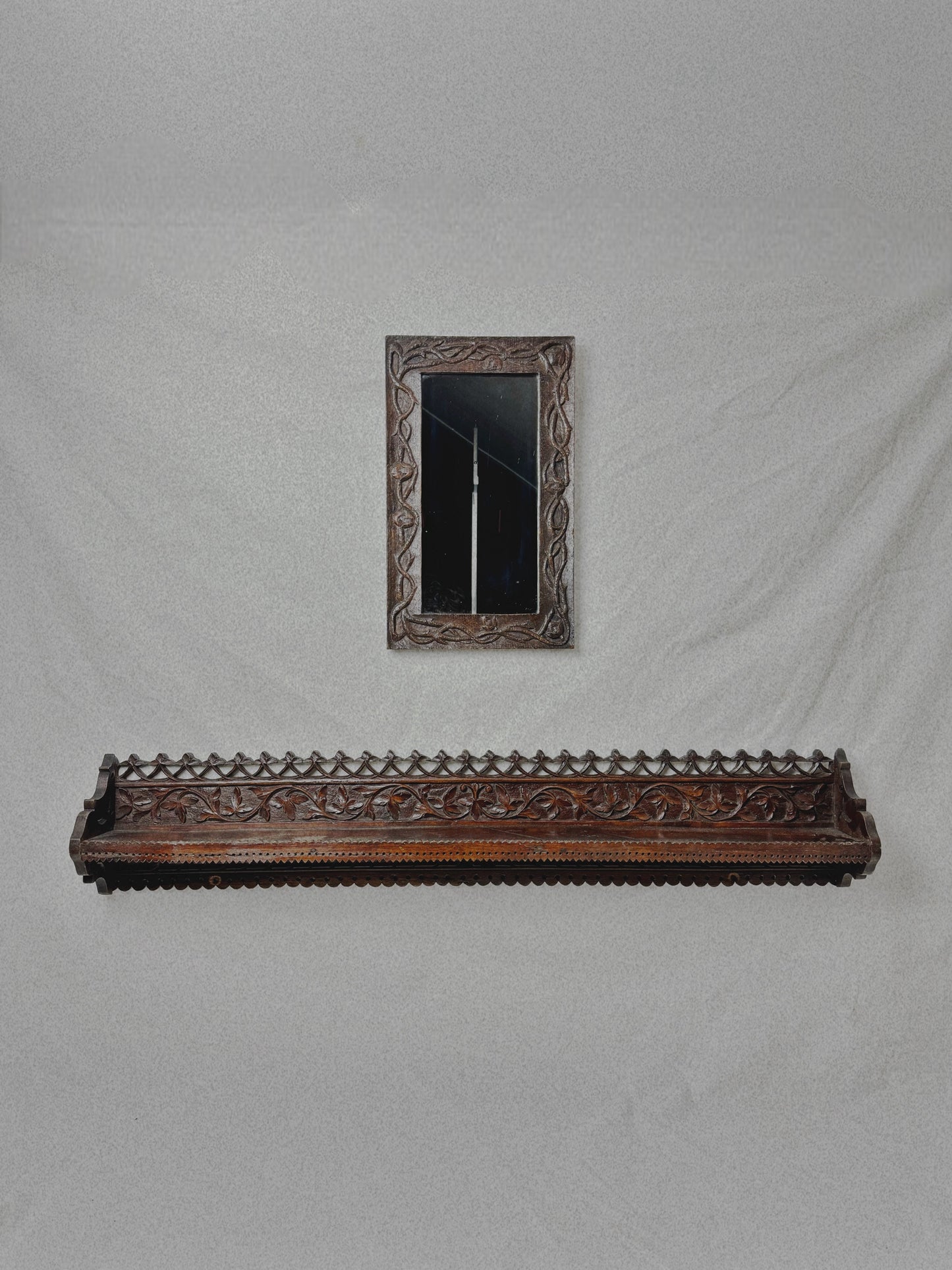 Hand Carved Shelf